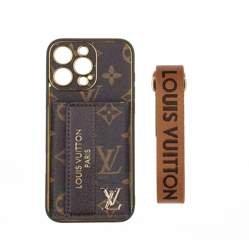 💕Luxury Stylish iPhone Case with Card Holder & Strap