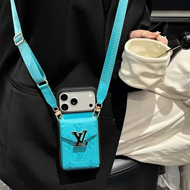 2026šNew Leather Crossbody Phone Caseā Empreinte Accordion & Metal Logo