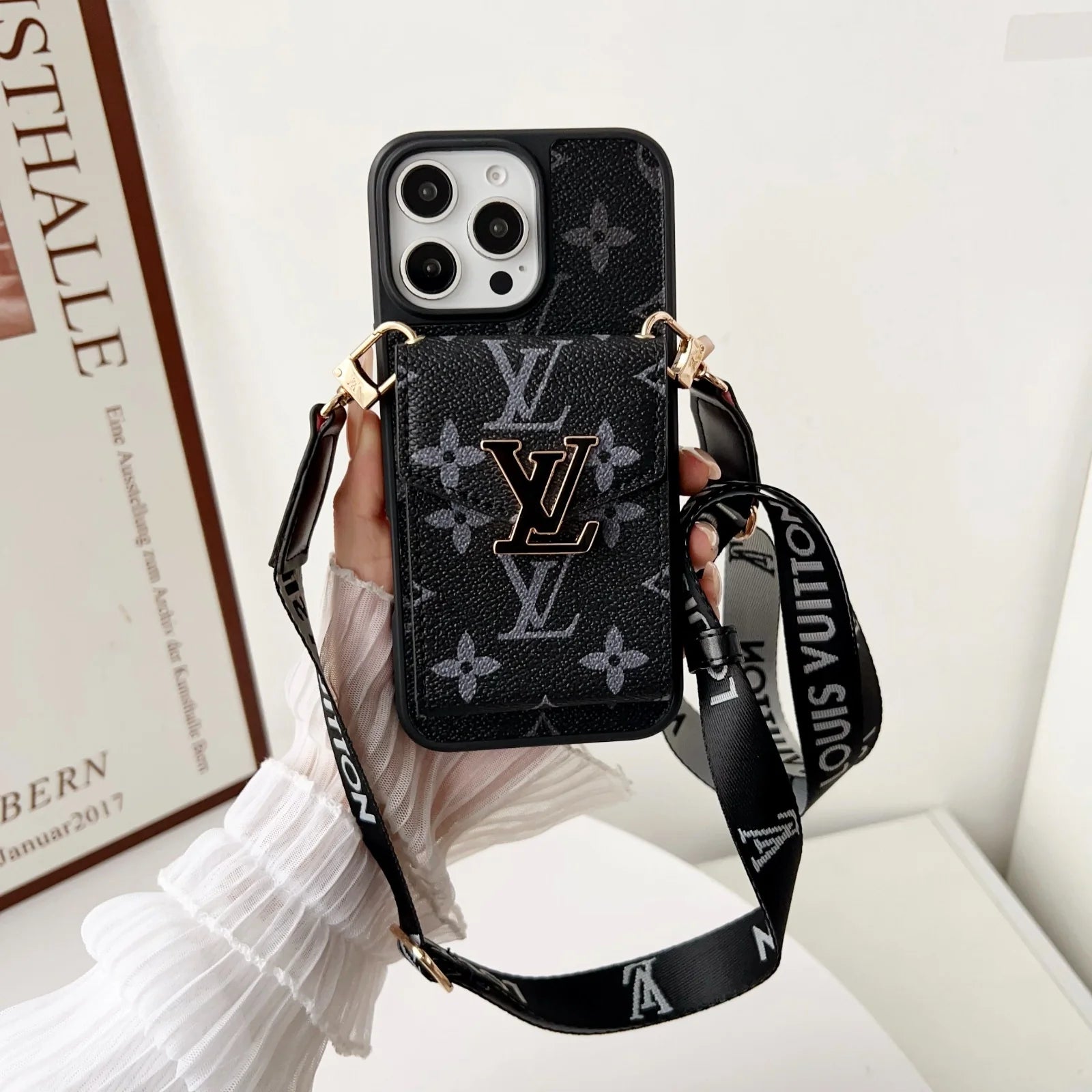 L-$ V Signature Strap Series iPhone Cases