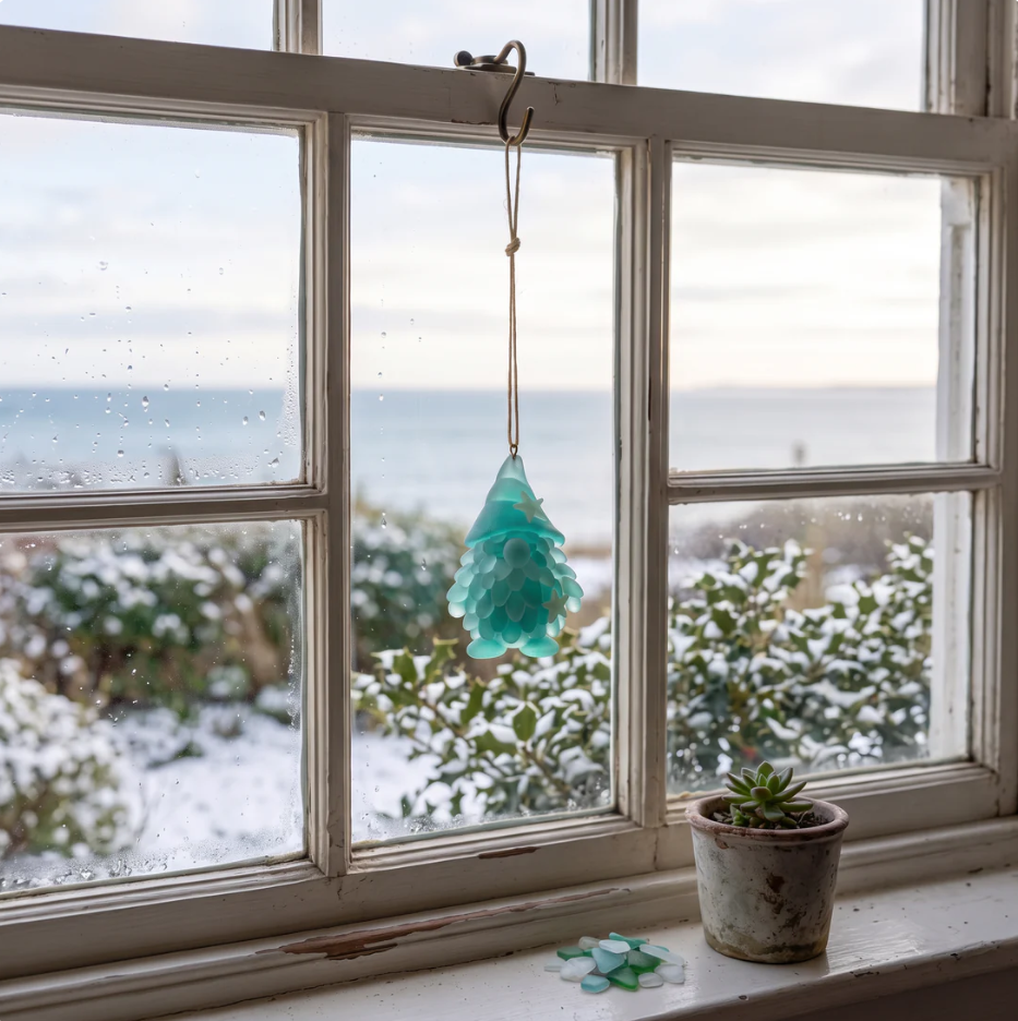 🌊🧝♂️ Sea Glass Gnome Advent Calendar 2026 | 24 Coastal Gnome Charms for Christmas Countdown, Tree Decor & Holiday Gifts 🎄✨