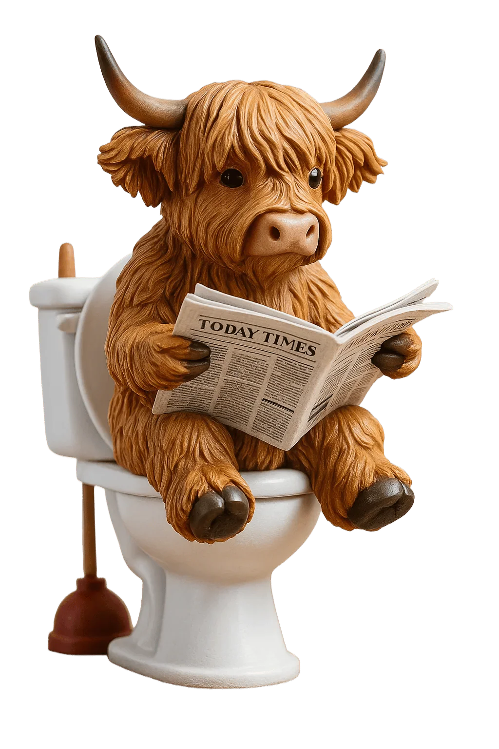 🐮Highland Cow Advent Calendar 2025🎄 - 3D handmade Highland Cow Doll (24 pcs)