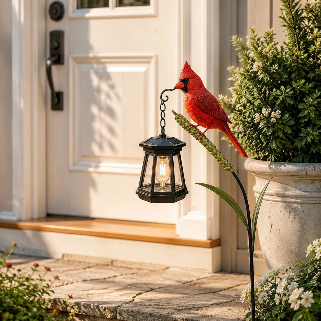 š¦ Cardinal Solar LightāA Beautiful Garden Light That Feels Full of Life