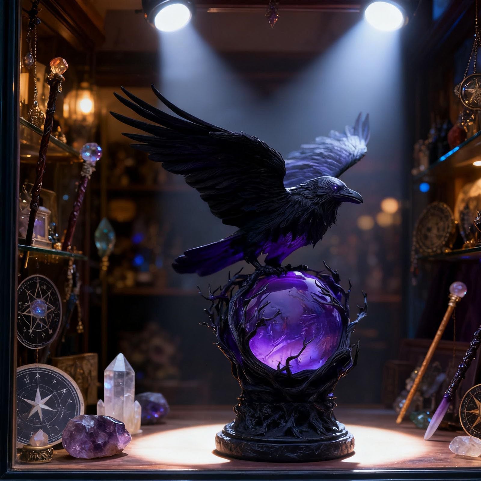Nocturne™ – Raven Orb Lamp