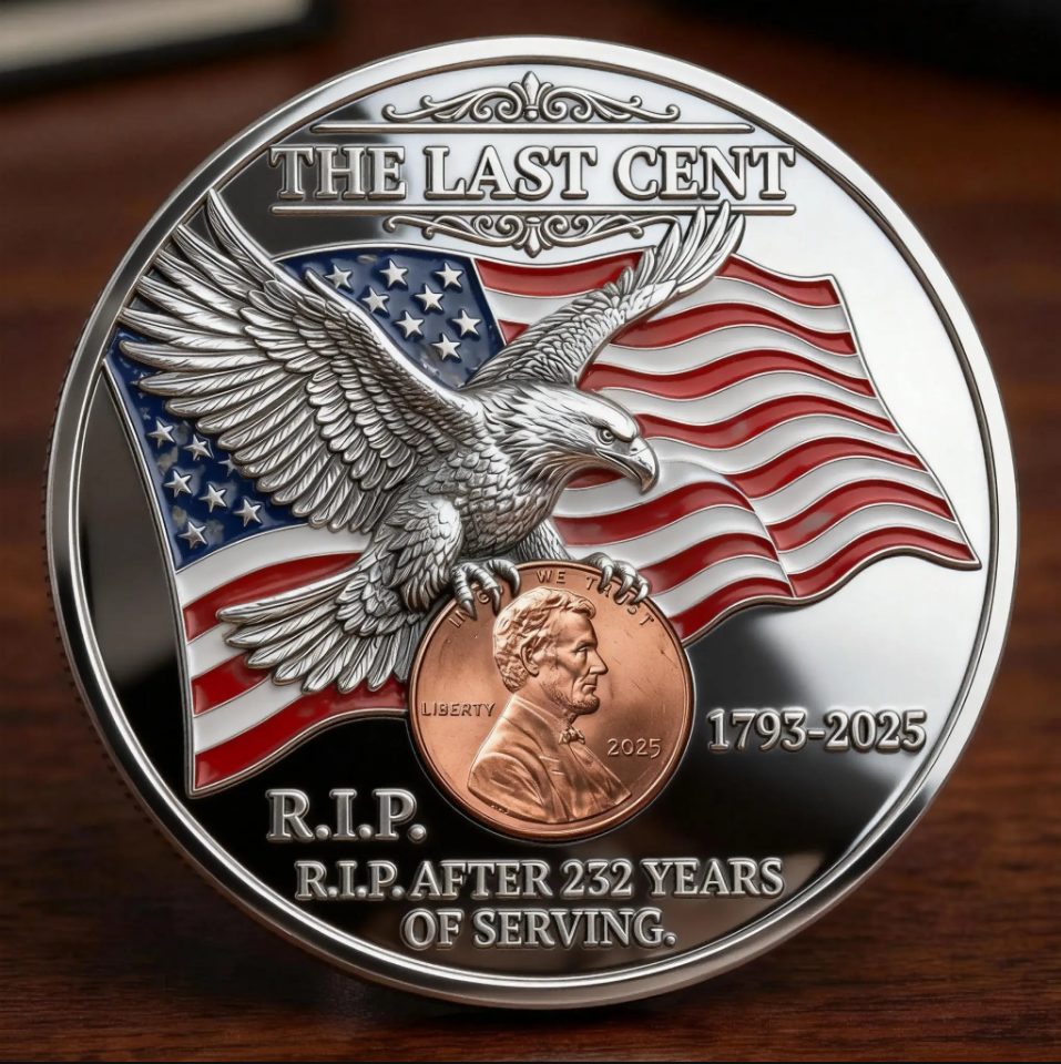 šFlash Sale 60% OFF - The Last Cent Commemorative Coin - Fine Uncirculated Limited Edition