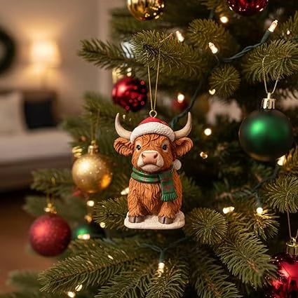 🐮Highland Cow Advent Calendar 2025🎄 - 3D handmade Highland Cow Doll (24 pcs)