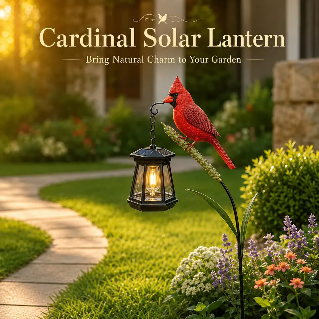 š¦ Cardinal Solar LightāA Beautiful Garden Light That Feels Full of Life