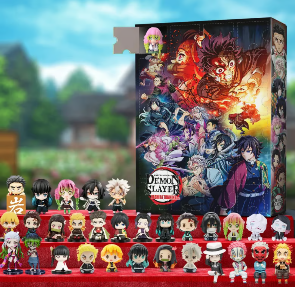 šHot 49% OFFš¹3D Demon Slayer Advent Calendar With 24 Demon Slayer Goodies