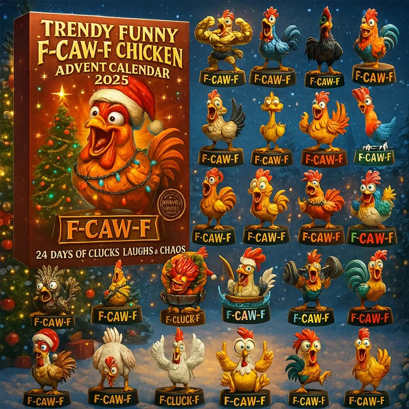 🎅🐔 Funny F-Caw-F Chicken Advent Calendar 2025
