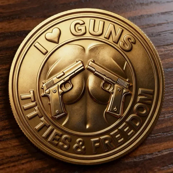 “Old Bastards Shooting Club – I ♥ GUNS,TITTIES & FREEDOM!”