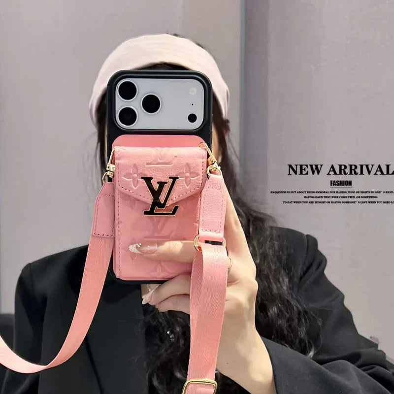 2026💎New Leather Crossbody Phone Case– Empreinte Accordion & Metal Logo