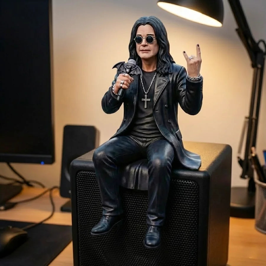 15cm Hand-Painted Rock Legend Dashboard Figurine