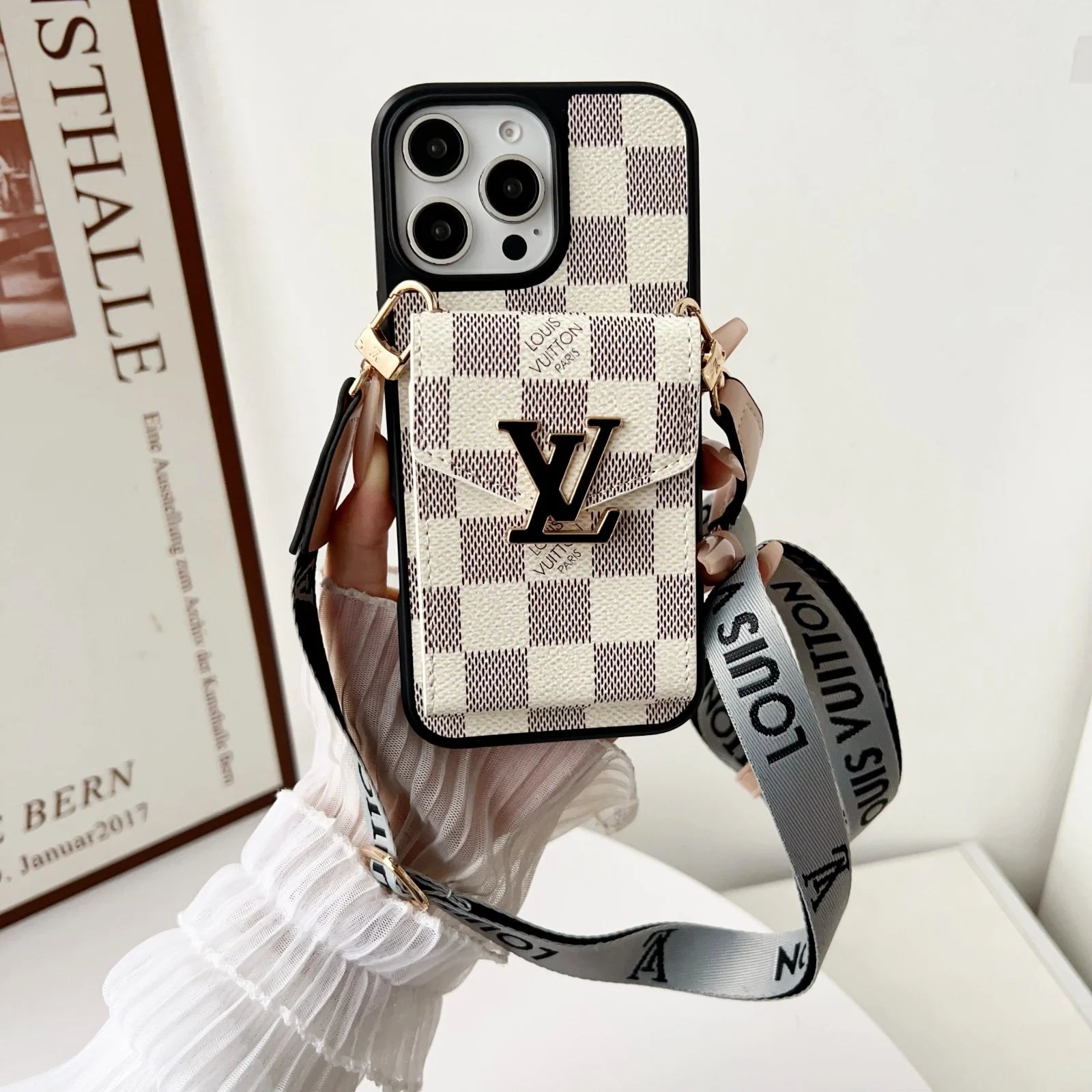 L-$ V Signature Strap Series iPhone Cases