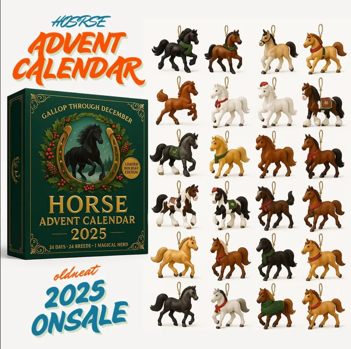 🐎Gallop Through December – Horse Advent Calendar 2025