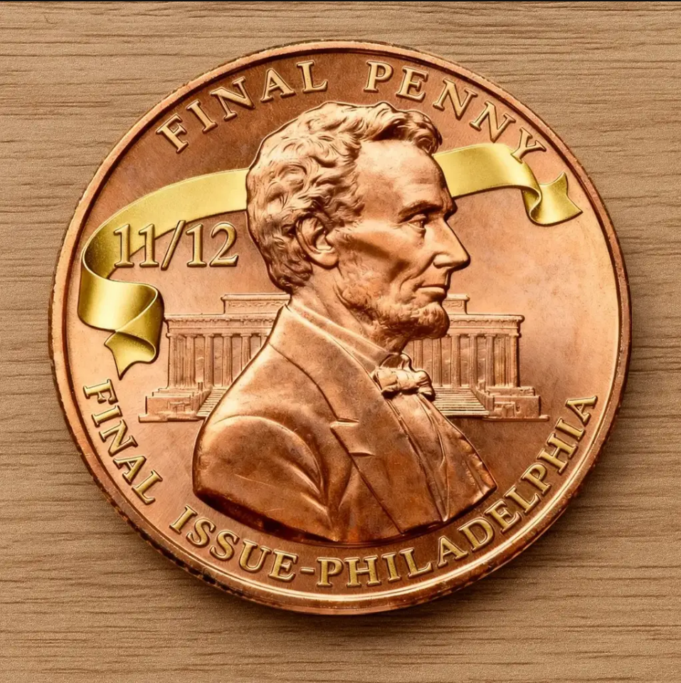 ⏰ Year-end Limited-Time Offer-Lincoln Final Penny – 11/12 Limited Edition Commemorative Coin