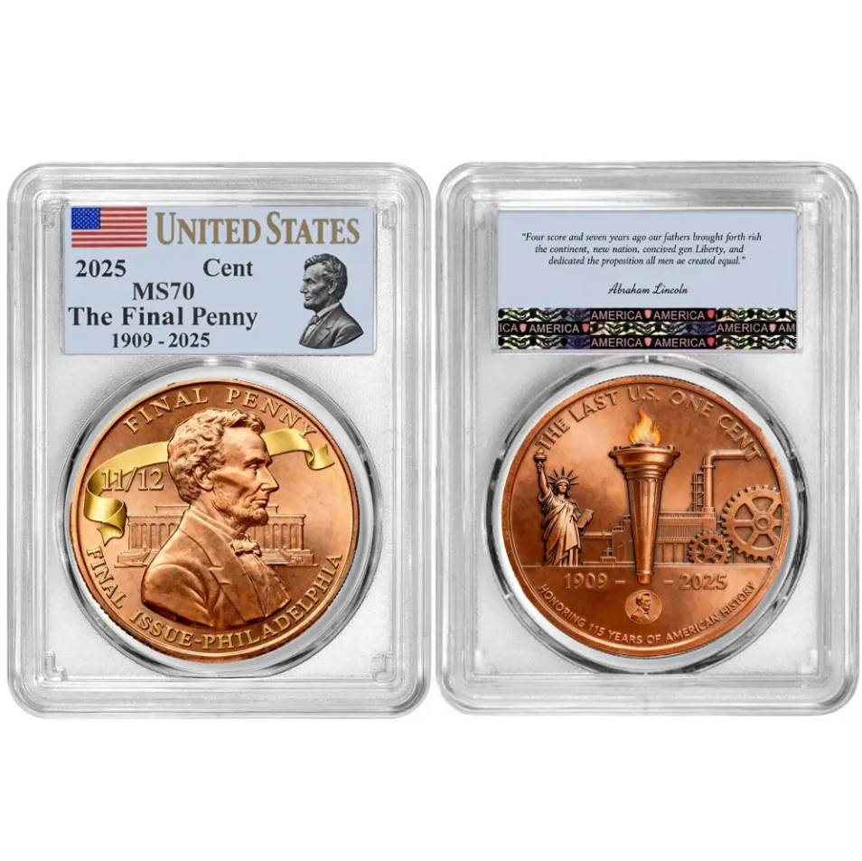 ⏰ Year-end Limited-Time Offer-Lincoln Final Penny – 11/12 Limited Edition Commemorative Coin