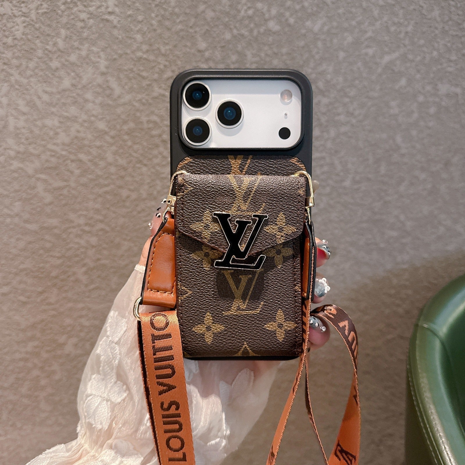 L-$ V Signature Strap Series iPhone Cases