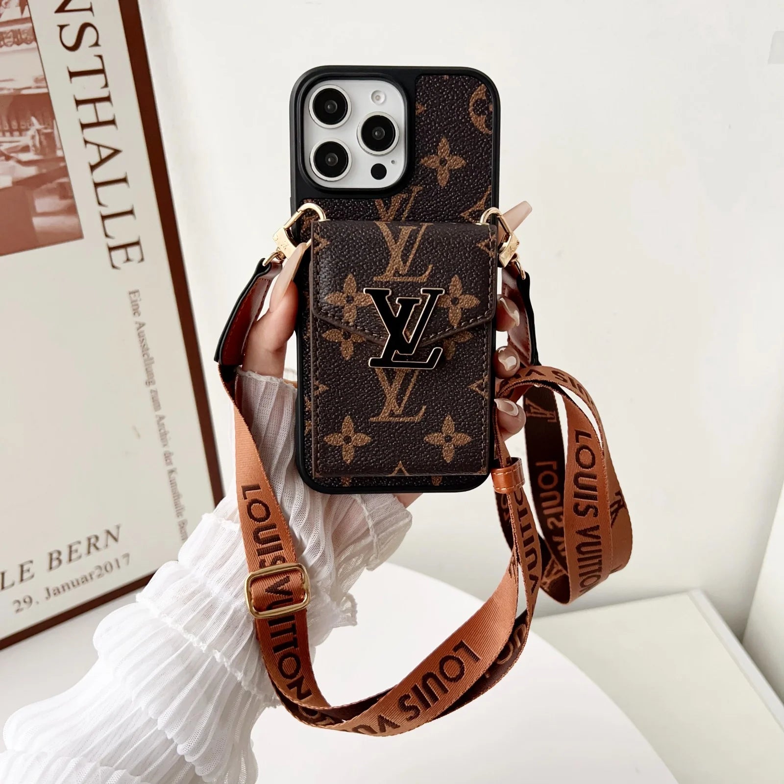 L-$ V Signature Strap Series iPhone Cases